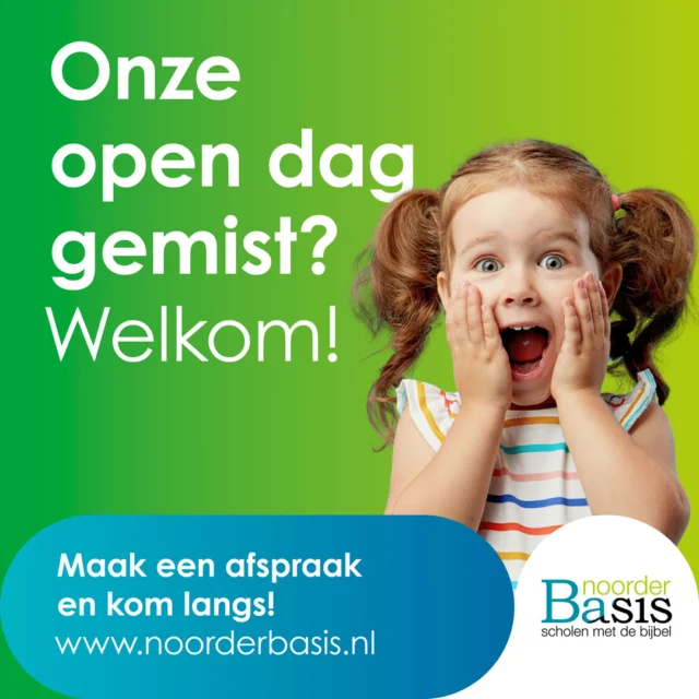 Open dag gemist? Geen enkel probleem en van harte welkom om een kijkje te nemen op school. Maak een afspraak en kom alsnog op Het Prisma - school met de bijbel #noorderbasis